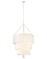 Baya Double XL Multi Tier Chandelier 50.5"H x 30"W by Hinkley Lighting - Dimmable, Textured Plaster Finish