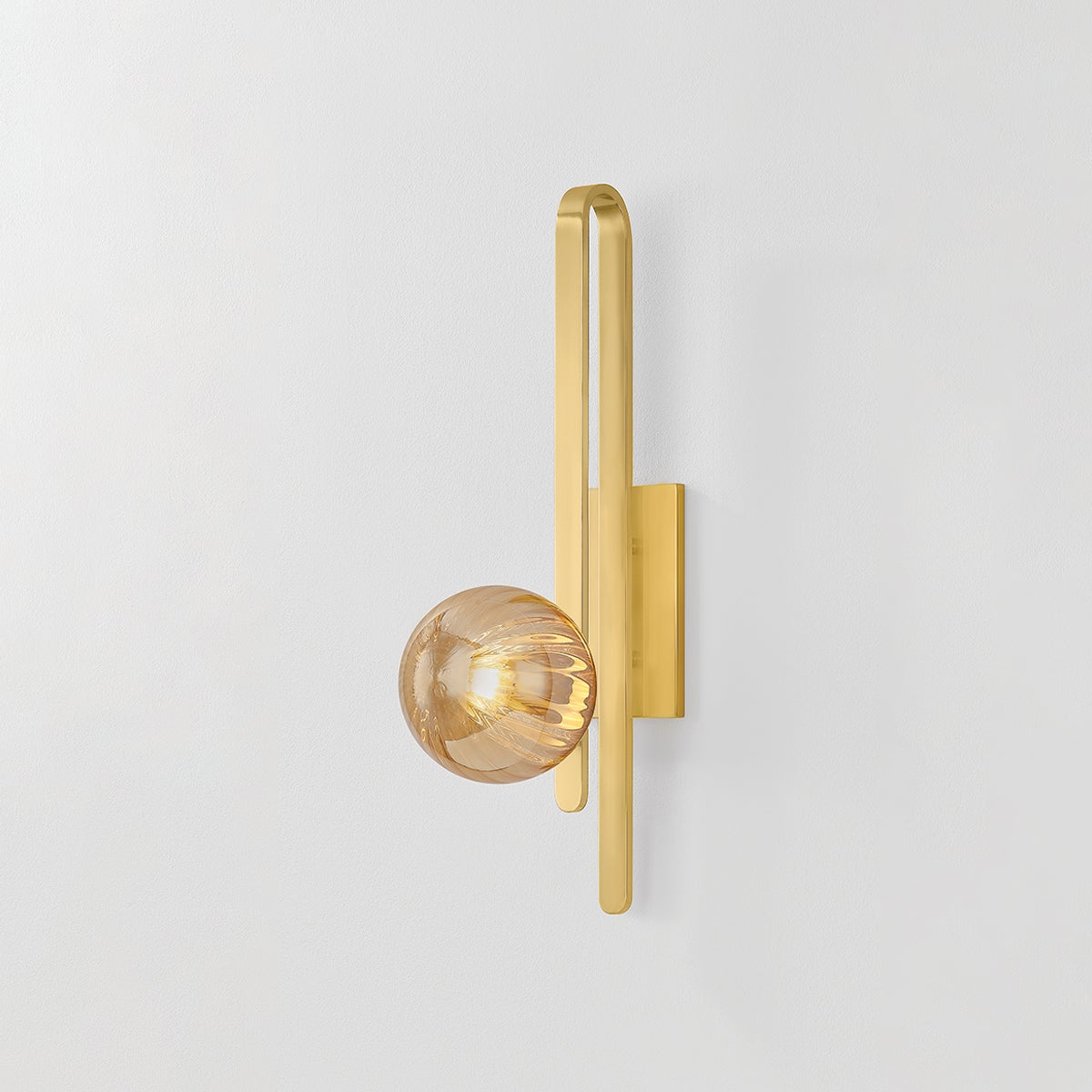 Cronus Wall Sconce by Corbett Lighting - Vintage Polished Brass, Dimmable, Grapes Design, 25"H