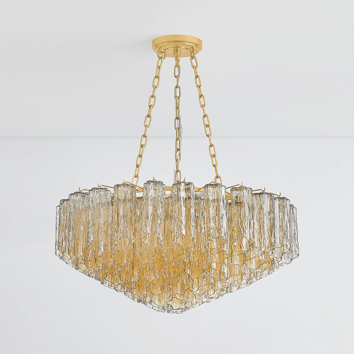 Watertown 9-Light Chandelier by Hudson Valley Lighting - Art Deco Inspired Aged Brass Design