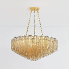 Watertown 9-Light Chandelier by Hudson Valley Lighting - Art Deco Inspired Aged Brass Design