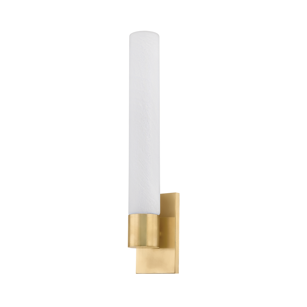 Balerma Wall Sconce by Corbett Lighting - Elegant Matte Cloud Glass & Vintage Brass, ETL Damp Rated