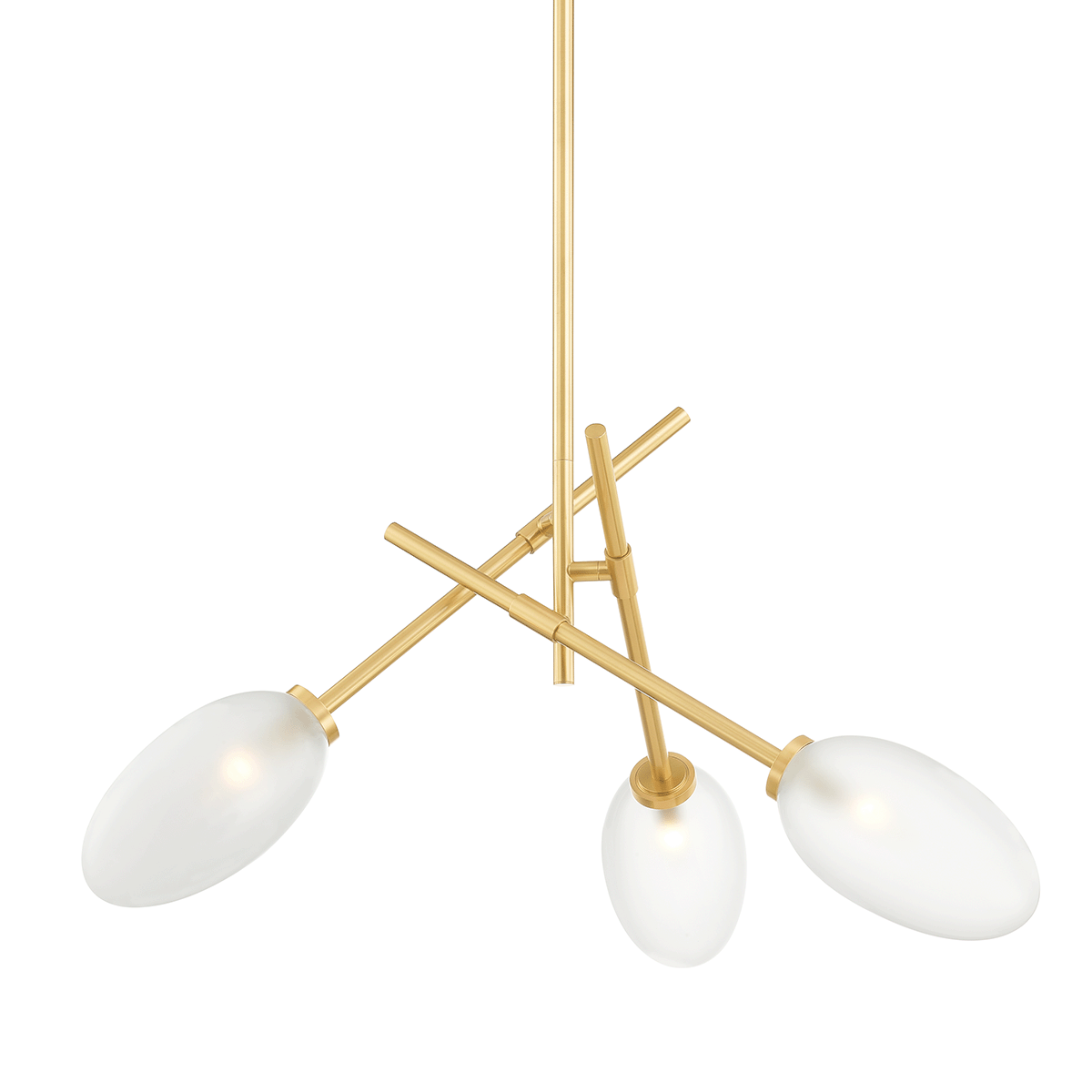 Alberton 3-Light Chandelier by Hudson Valley Lighting - Modern Sputnik Design, Dimmable & Adjustable