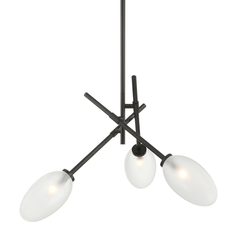 Alberton 3-Light Chandelier by Hudson Valley Lighting - Modern Sputnik Design, Dimmable & Adjustable