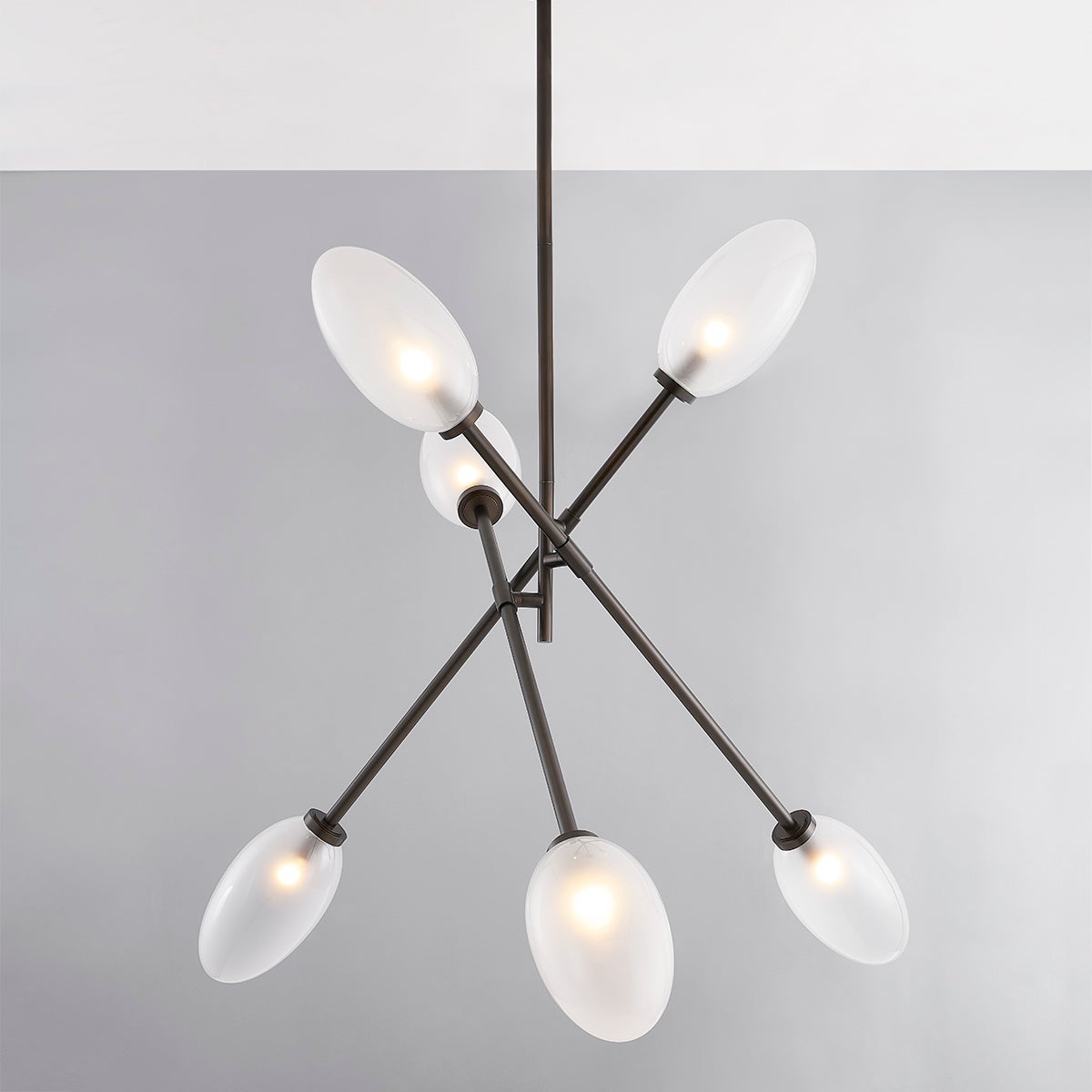 Alberton 6-Light Chandelier by Hudson Valley Lighting - Modern Sputnik Design, Dimmable, UL Damp Rated