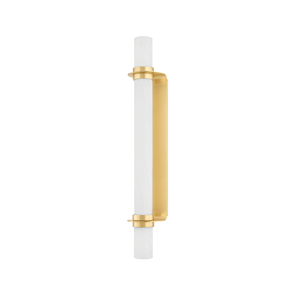 Groveland Station Large Wall Sconce 5528-AGB by Hudson Valley Lighting in Aged Brass with Glass Shade