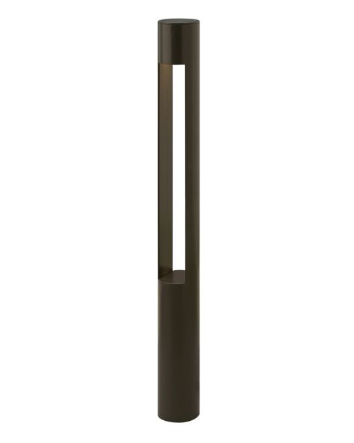 Hinkley Lighting Atlantis Round Large 120V Bollard Light, Eco-Friendly 550 Lumens, Bronze/Titanium