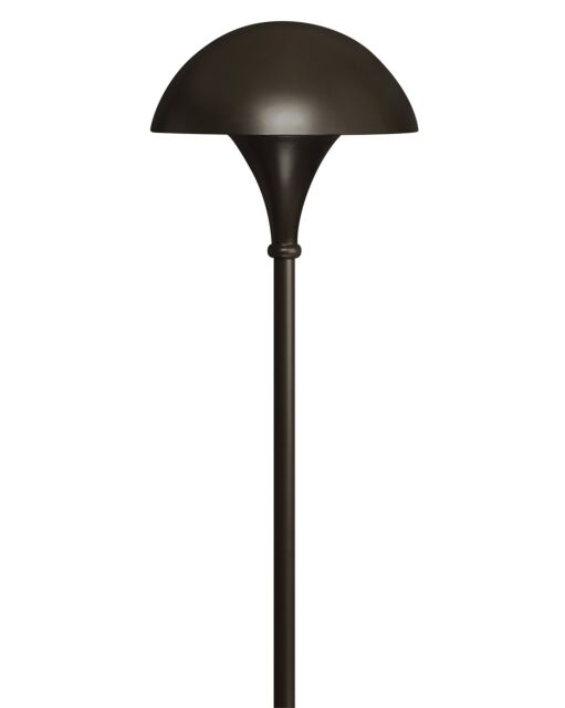 120V Dimmable Mushroom Path Light by Hinkley Lighting - LED, Weather-Resistant, Clear Shade