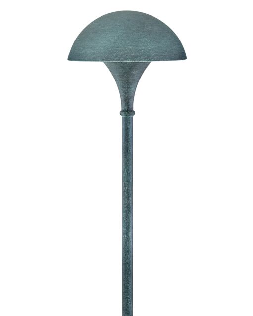 120V Dimmable Mushroom Path Light by Hinkley Lighting - LED, Weather-Resistant, Clear Shade