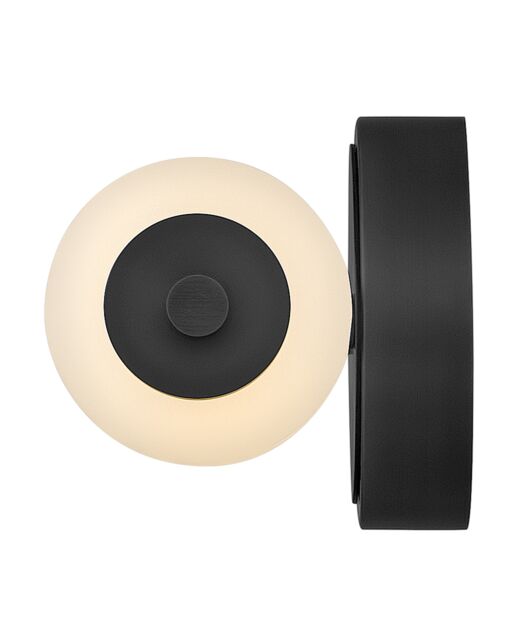 Hinkley Trigo LED Sconce 24"H with Opal Glass Globes - Versatile Mounting & Damp Location Rated