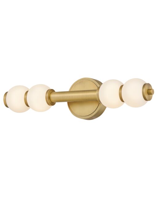 Hinkley Trigo LED Sconce 24"H with Opal Glass Globes - Versatile Mounting & Damp Location Rated