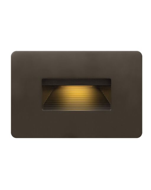 Hinkley 120V LED Luna Horizontal Step Light - ADA Compliant, 240 Lumens, Dimmable, Wet Rated