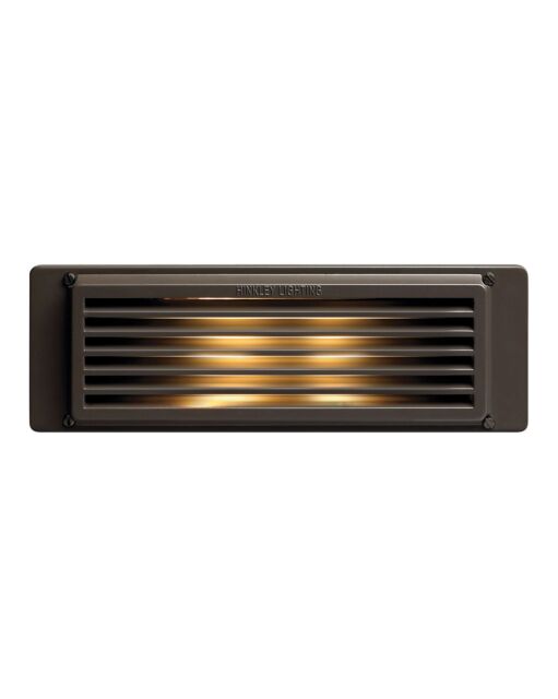 Hinkley 120V LED Brick Light 59024BZ-LL - Dimmable 450 Lumens, Wet Location Rated, Bronze Finish