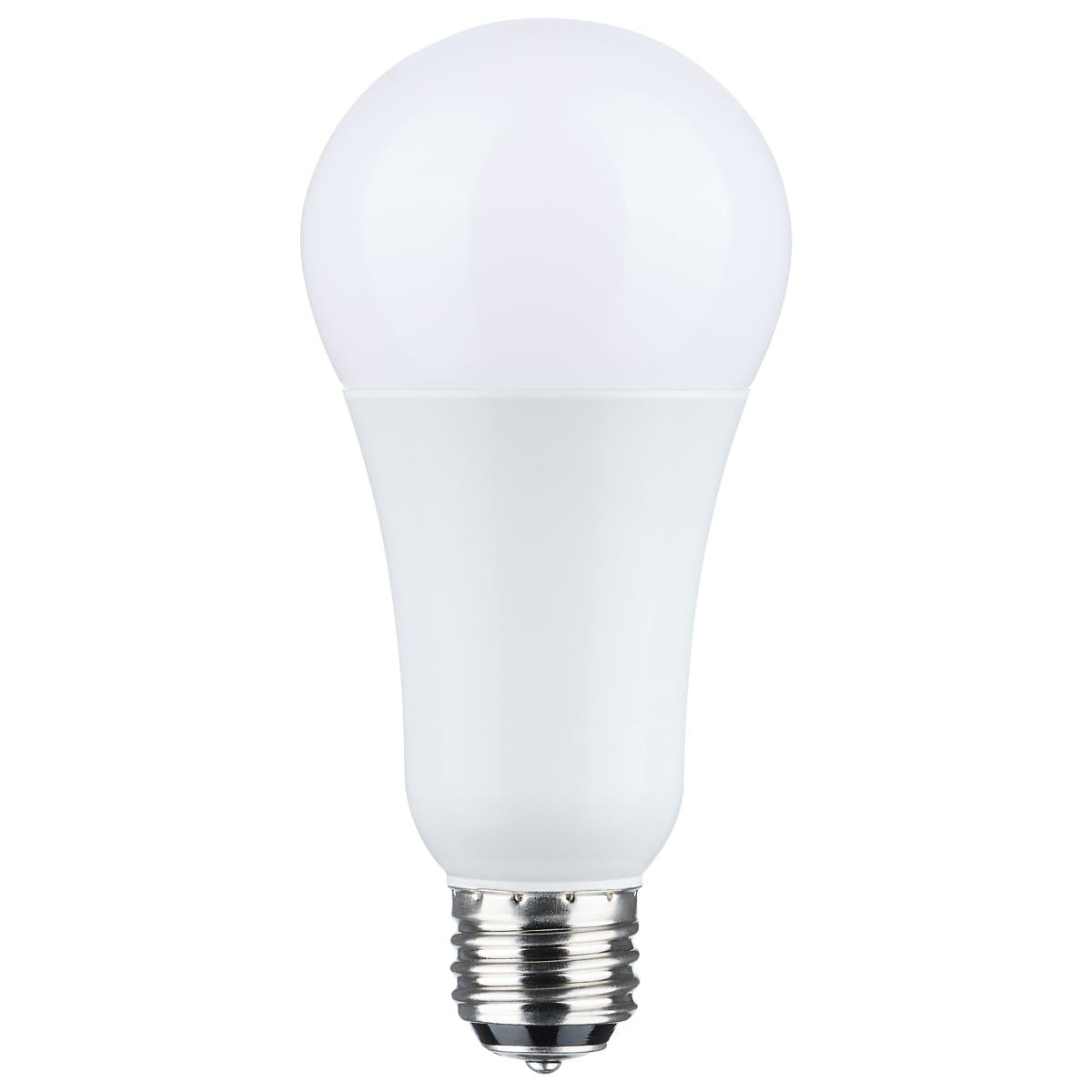 5W/14W/20W LED 3-Way A21 LED Bulb, 600 to 2150 Lumens, Double Contact Medium E26D Base, 120V by Satco