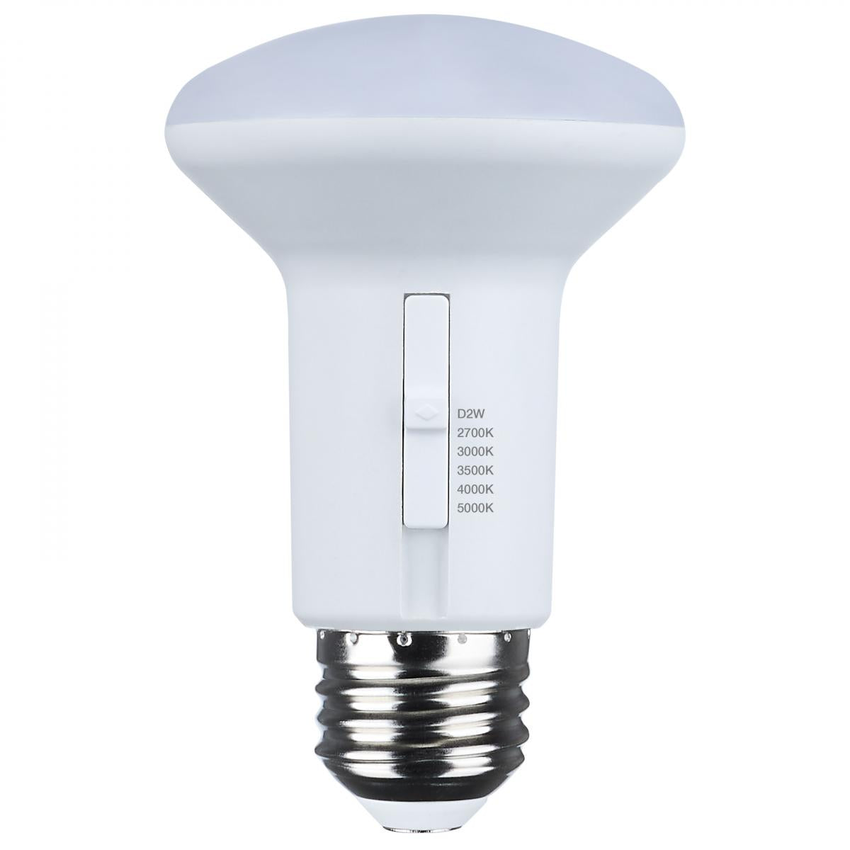 5.8 Watt LED R20 Bulb, 525 Lumens, CCT Selectable, Dim to Warm, 120V by Satco