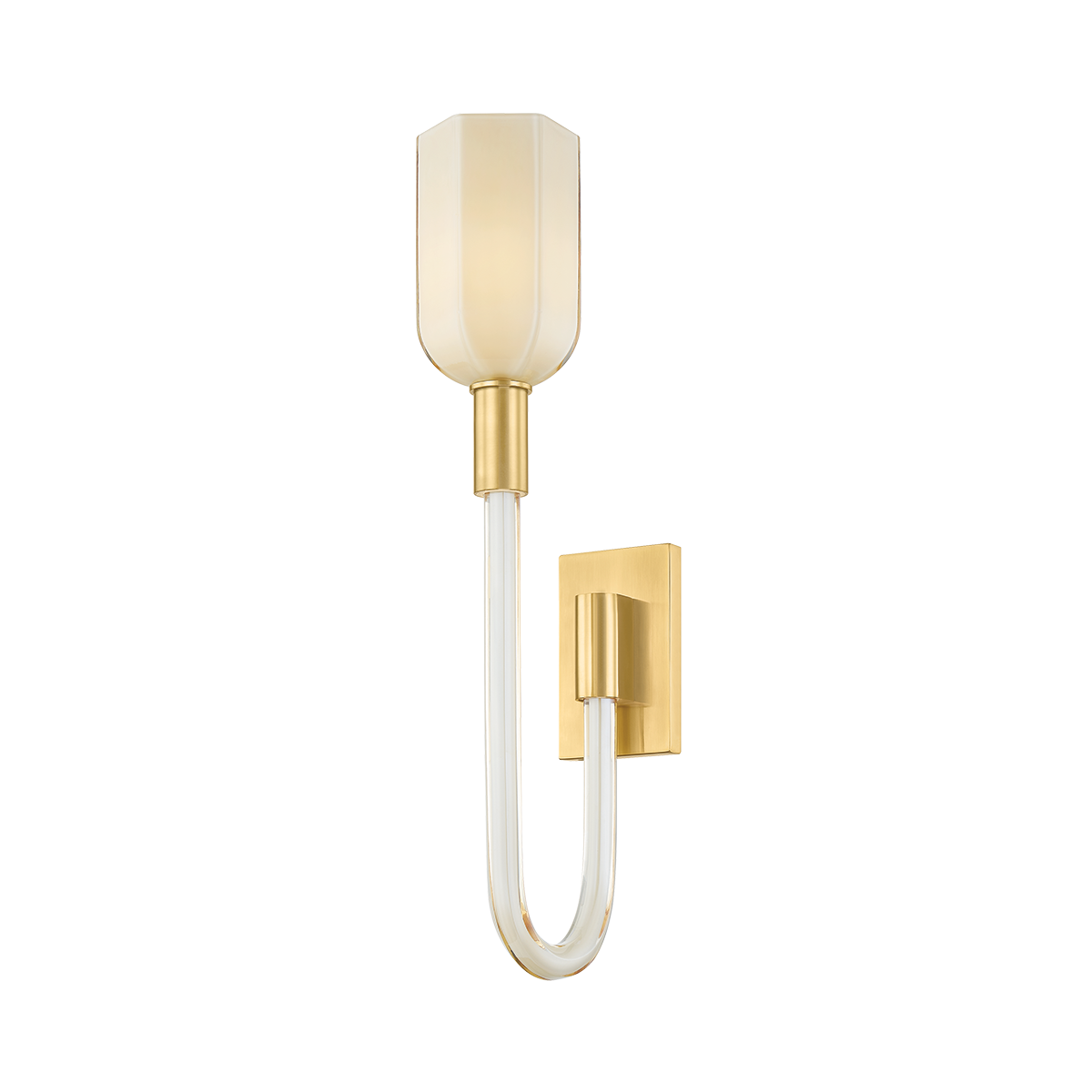 Chester Park Wall Sconce - Hudson Valley Lighting 6718-AGB, Aged Brass, Elegant Tulip Design