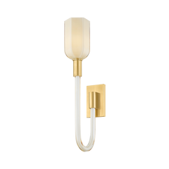 Chester Park Wall Sconce - Hudson Valley Lighting 6718-AGB, Aged Brass, Elegant Tulip Design