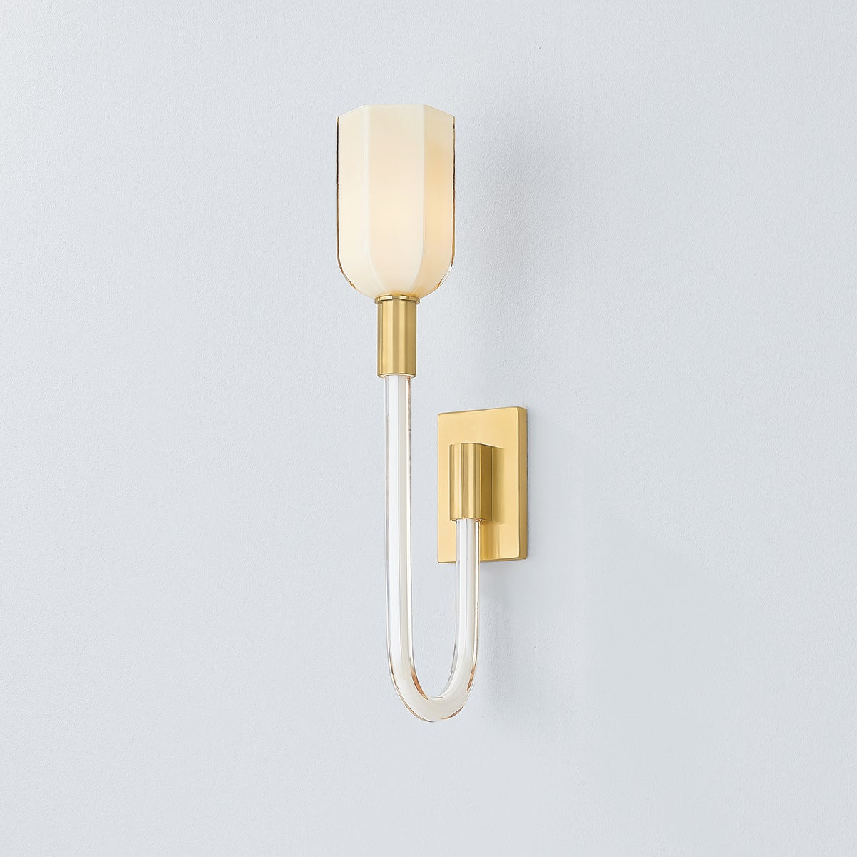 Chester Park Wall Sconce - Hudson Valley Lighting 6718-AGB, Aged Brass, Elegant Tulip Design