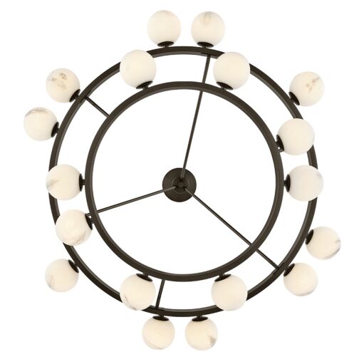 Selene 48" Large Multi Tier Chandelier by Fredrick Ramond - 18 Light Modern Glass Fixture