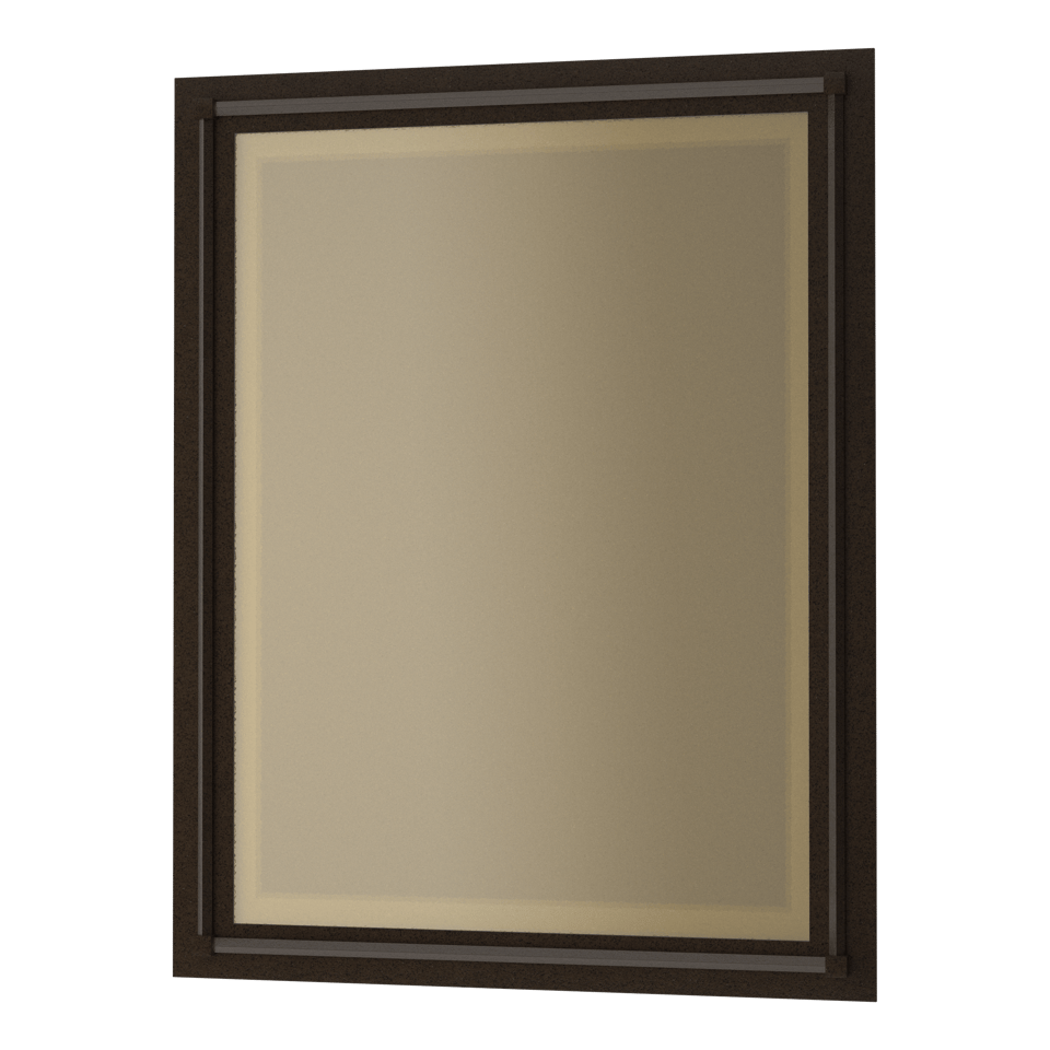 Hubbardton Forge Rook Beveled Mirror – Artisan Handcrafted Design with Versatile Finishes