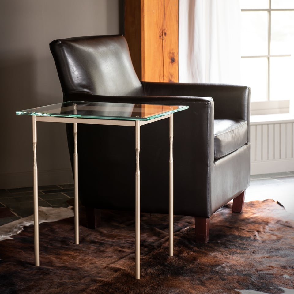 Senza Side Table By Hubbardton Forge - Elegant Accent Table With Versatile Finish Options