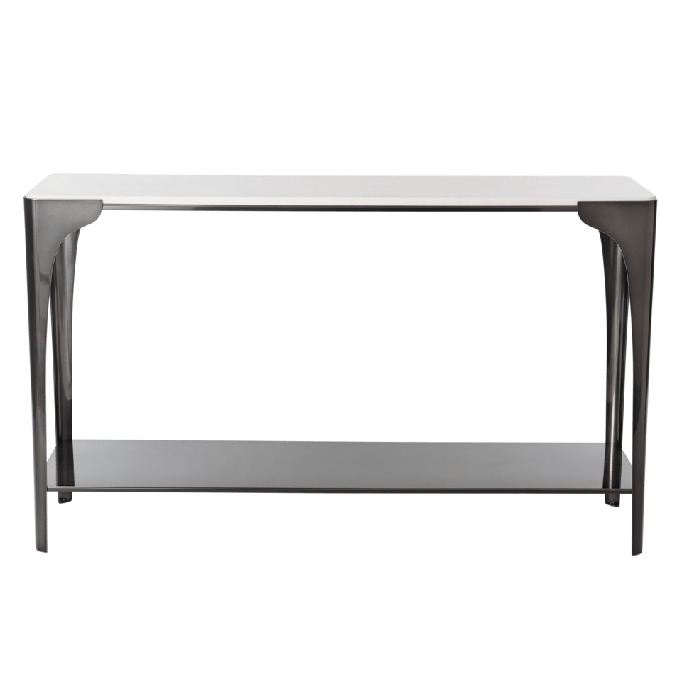 Cove Marble Top Console Table by Hubbardton Forge – Sleek Design, Multiple Finish Options, 32.4"H x 54.4"W