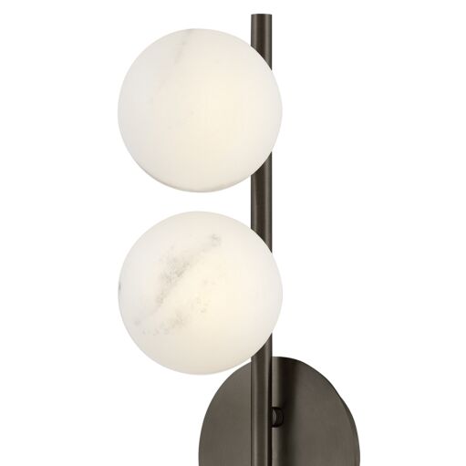 Selene Large 3-Light Wall Sconce by Fredrick Ramond - Modern Swirled Glass Design