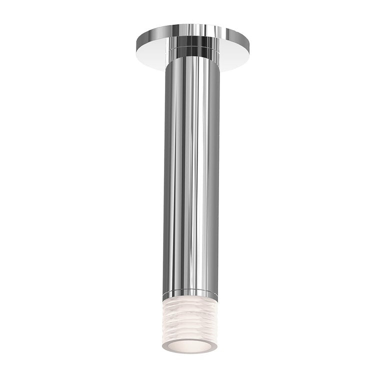 ALC 2-Inch LED Surface Mount Light with 25 Narrow Flood Lens & Etched Ribbon Glass by SONNEMAN