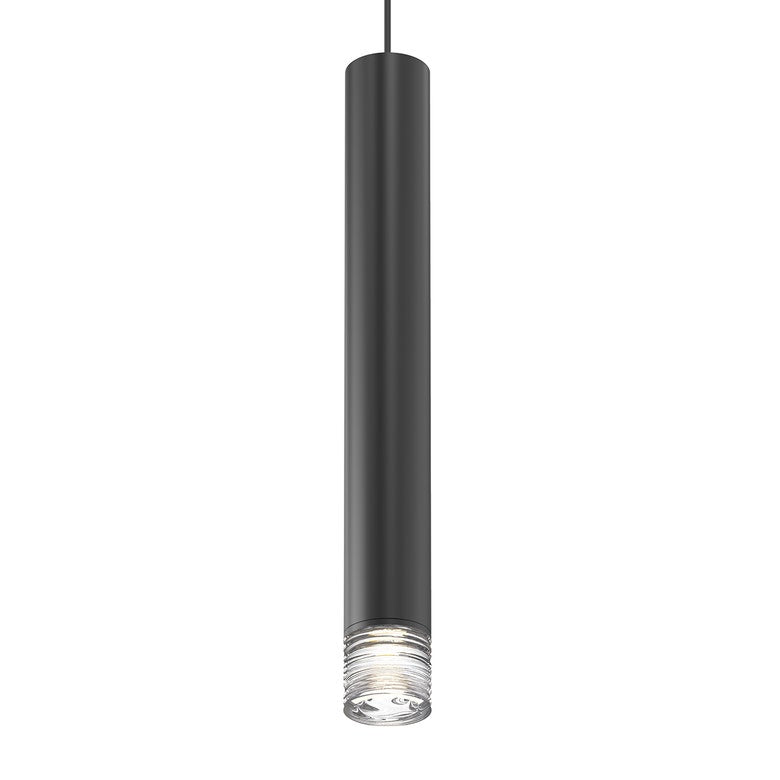 ALC 3-Inch Tall LED Pendant, 25 Narrow Flood Lens, Clear Ribbon Glass Trim by SONNEMAN 3059.25-CK25