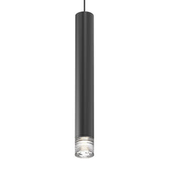 ALC 3-Inch Tall LED Pendant, 25 Narrow Flood Lens, Clear Ribbon Glass Trim by SONNEMAN 3059.25-CK25