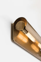 Hudson Valley Lighting Accord Sconce 1513, Dimmable Wall Light in Aged Brass or Old Bronze, UL Damp Rated