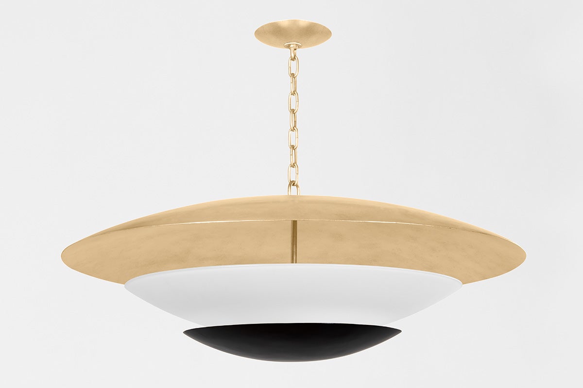 Adara Large Chandelier by Corbett Lighting 413-36-VGL/SBK