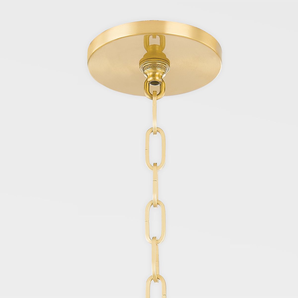 Mitzi Addison 28.13" Large Decorative Lantern - Aged Brass Frame, Textured Cream or Black Finish, Dimmable