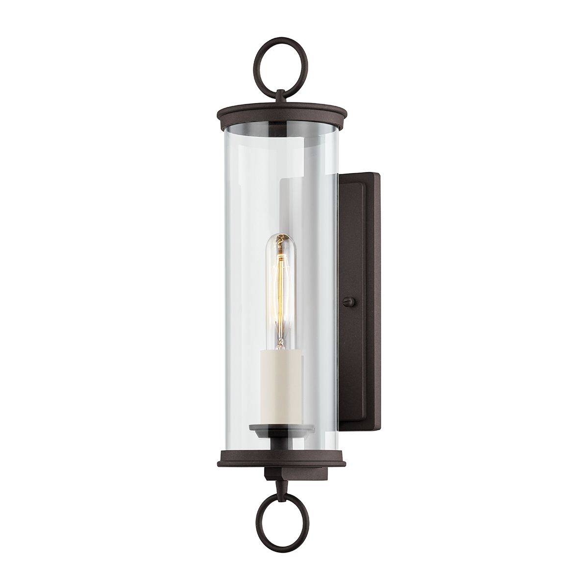 Aiden Outdoor Wall Sconce by Troy Lighting B7301-TBZ