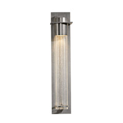 Airis Sconce by Hubbardton Forge 206455, Dimmable Wall Light with Clear Seeded Glass Shade, Custom Finishes