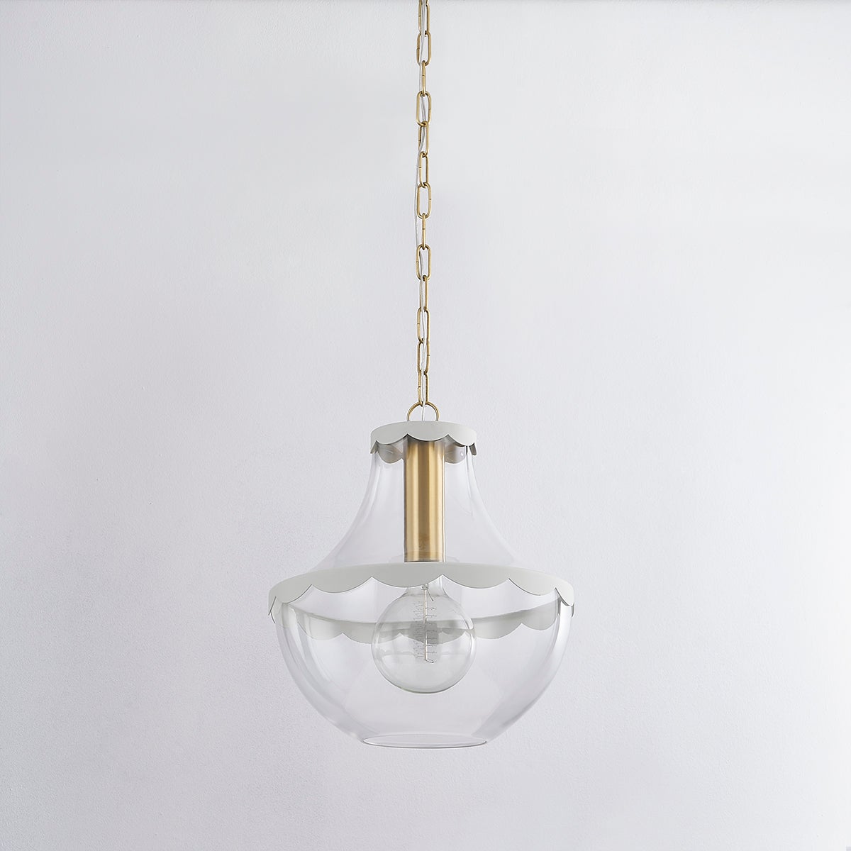 Alaina Large Pendant by Mitzi H668701L-AGB/SCR