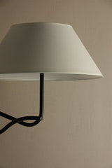 Alameda Plug-In Sconce By Troy Lighting, Dimmable, Versatile Design, Off-White Linen Shade, Forged Iron Frame