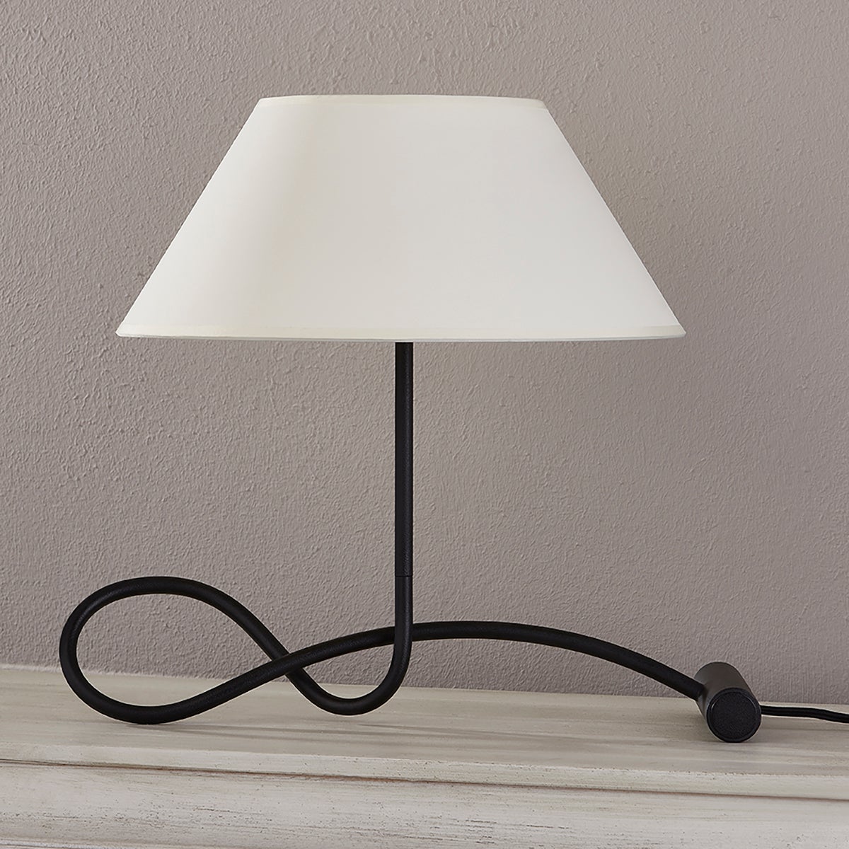 Alameda Table Lamp by Troy Lighting, Sculptural Design, Dimmable, 2 Lights, Forged Iron, 18.5" Height