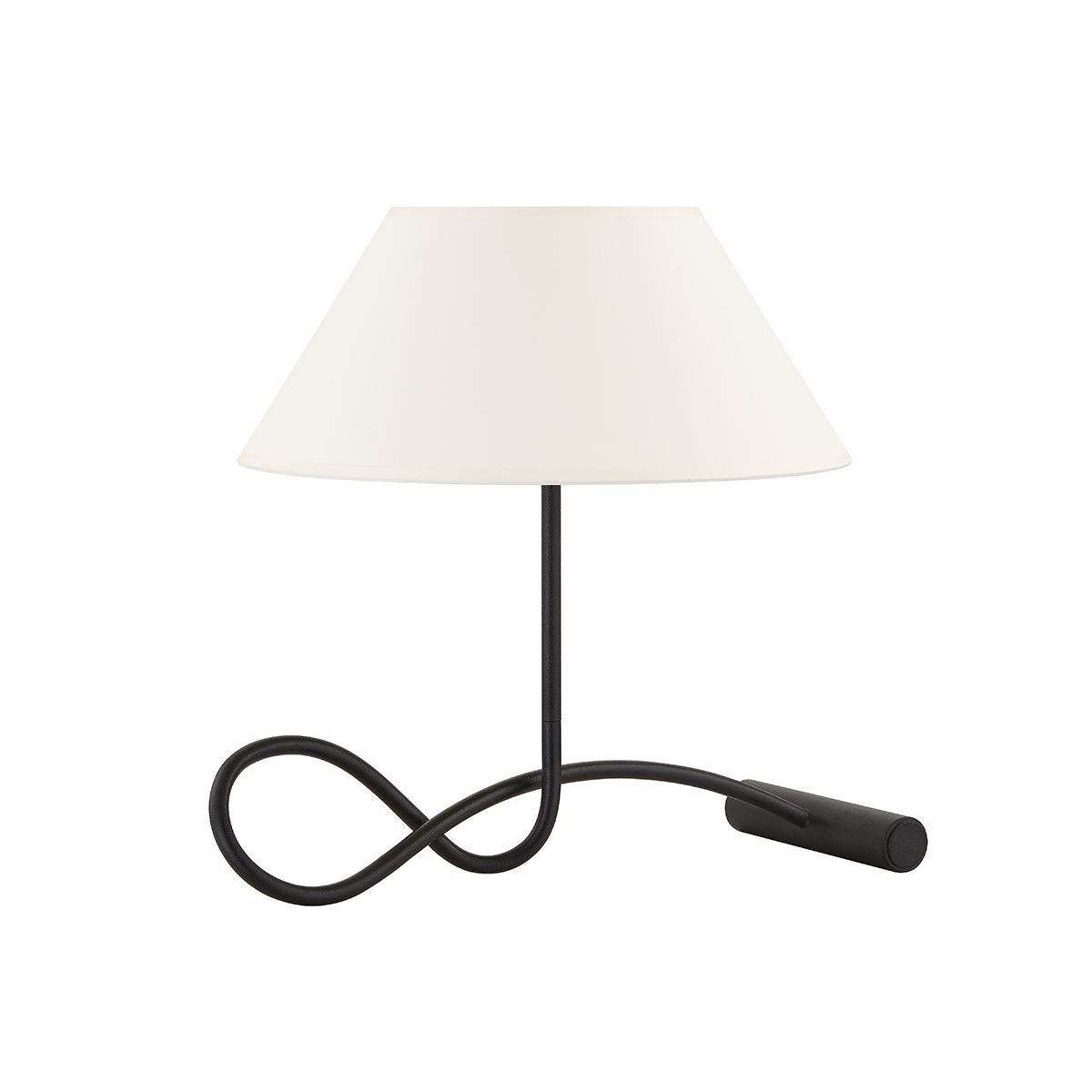 Alameda Table Lamp by Troy Lighting, Sculptural Design, Dimmable, 2 Lights, Forged Iron, 18.5" Height