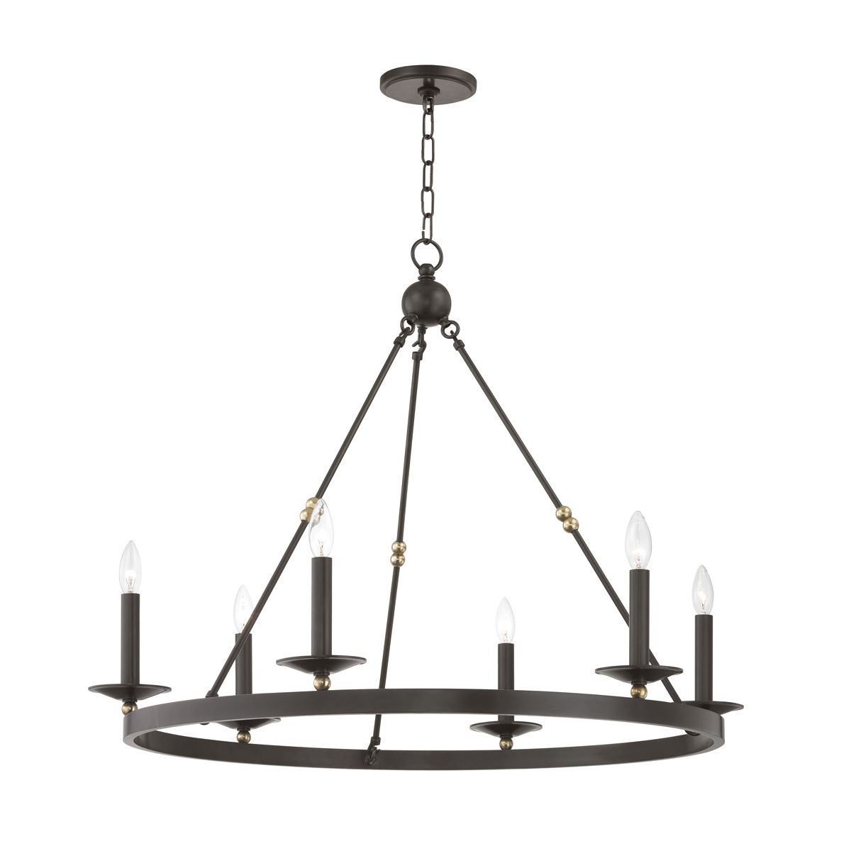 Allendale 6-Light Chandelier by Hudson Valley Lighting 3206