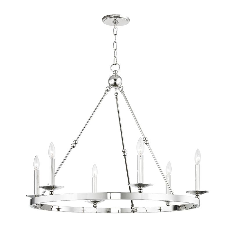 Allendale 6-Light Chandelier by Hudson Valley Lighting 3206