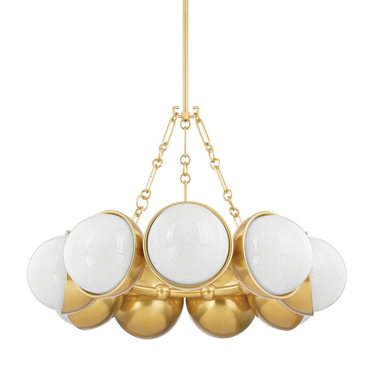 Althea Chandelier by Corbett Lighting 340-34-VPB