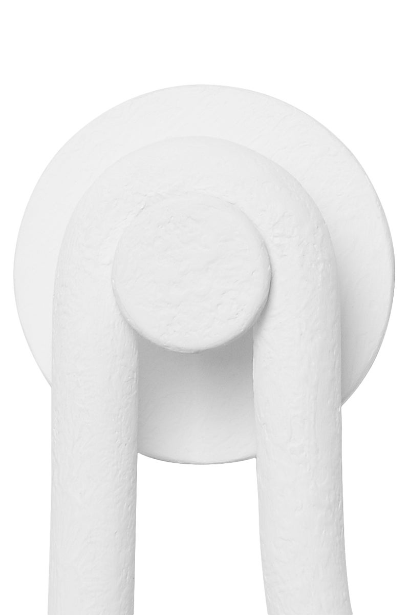 Anastasia Sconce 406-01-GSW by Corbett Lighting - Textured White Gesso, Dimmable, UL Damp Rated