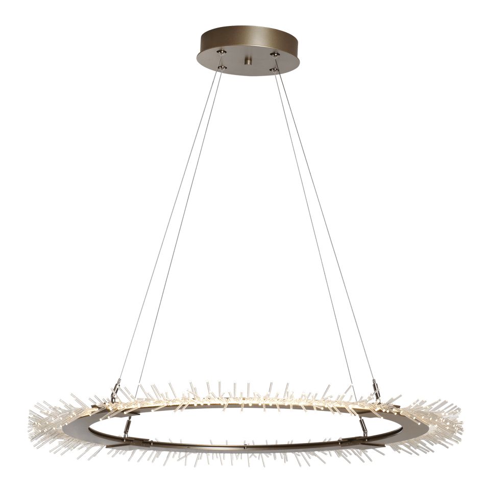 Hubbardton Forge Anemone 24-Inch Circular LED Pendant Light, Dimmable, Multiple Finishes Available