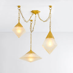 Angelique 3-Light Chandelier by Corbett Lighting 383-58-VPB