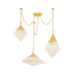 Angelique 3-Light Chandelier by Corbett Lighting 383-58-VPB