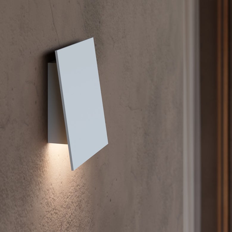 SONNEMAN Angled Plane 2-in-1 Downlight LED Sconce, Dimmable, 840 Lumens, 3000K, 3 Finish Options