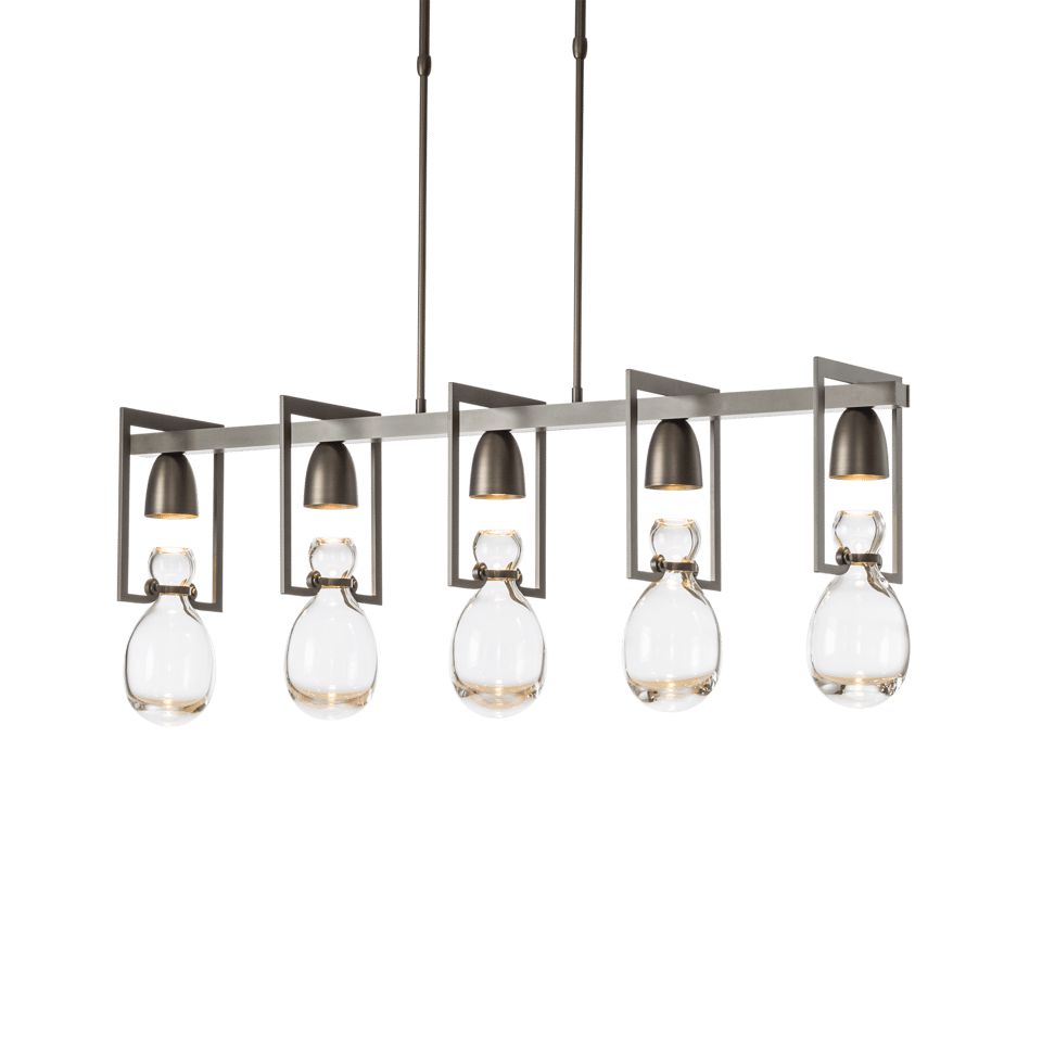 Hubbardton Forge Apothecary Pendant Light 14.6" H | Hand-Blown Glass, Dimmable, Unique Design