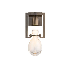 Hubbardton Forge 203300 Apothecary Sconce - Handmade Wall Light with Dimmable Feature and Multiple Finishes