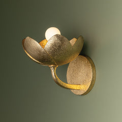 Troy Lighting Arcata Wall Sconce B2008 – Dimmable Elegance with Botanical Motif in 2 Finishes