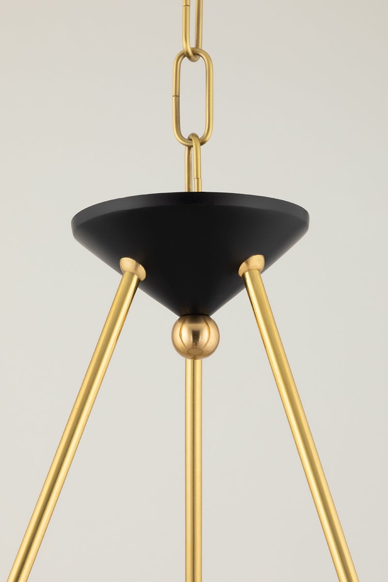 Aries Chandelier by Corbett Lighting 401-30-VPB/BBR